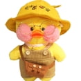 thumbnail image 2 of 28cm Yellow LaLafanfan yellow duck plush toy creative stuffed duck soft doll animal dolls baby toysArmy Green28cm Deng Xun unisex, 2 of 2