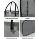 thumbnail image 4 of Bolsa organizadora de ducha, organizador de ducha de malla, organizador colgante portátil, organizador de baño, ideal para gimnasio y camping, plegable, con estructura metálica, diseño de 2, 4 of 9
