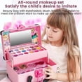 thumbnail image 4 of 1 juego de maquillaje para niños, juego de juguetes cosméticos seguros para niñas, juguetes para jugar, 4 of 5