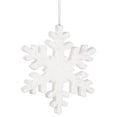 thumbnail image 1 of Vickerman 36" White Glitter Snowflake Christmas Ornament, 1 of 3