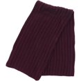 thumbnail image 2 of AIR-Women's Solid Color Winter Knit Scarf, Purple, One Size, 2 of 4