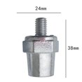 thumbnail image 3 of Un par de postes de carga de terminales laterales de batería de aleación de zinc que se ajustan a baterías positivas (+) o negativas (-) de 8 mm, 3 of 5