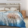 thumbnail image 3 of Custom Memorial Blanket for Loss of Loved One - A Letter from Heanven Sympathy Blanket Loss of Dad Mom Husband Wife Friend in Loving Memory Blanket Personalized A Blankets, 3 of 5