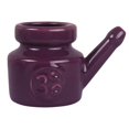 thumbnail image 1 of Olla Neti de CeráMica de 350 Ml, Olla para Limpieza de Nariz, Duradera, una Prueba de Fugas, para Enjuague Nasal, Lavado de Nariz, Hombres y Mujeres, PúRpura, 1 of 7