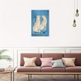 thumbnail image 2 of Wynwood Studio Canvas 2000 Spots Male n Female Animals Felines Wall Art Canvas Print Blue 20x30, 2 of 3