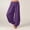 Purple, variant on Cotton Linen Pants Beach Palazzo Harem Pants Baggy Tapered Pants Women Barrel Palazzo Pants Baggy Yoga Pants Women Gaucho Pant Drop Crotch Harem Pants Boho Yoga Trousers Dark Blue 2XL