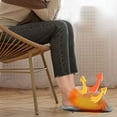 thumbnail image 3 of Heated Foot Warmer with Massage Vibration Quick Heating Pad Soft Strap Three Settings Non- Indoor Car Unisex, 3 of 5