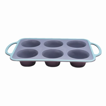 

6 Grid Silicone Baking Mold Non Stick Microwave Mold Tray for Kitchen Accessories