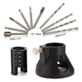 thumbnail image 5 of 11 Pcs Multipurpose Cutting Guide Kit Shank HSS Routing Router Bits and 4Pcs Twist Drill Bit for Rotary Tools, 5 of 5