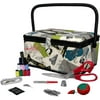SINGER QuiltPro Sewing Basket Kit, Vintage Print, 127 Pieces