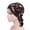 Coffee Feather, variant on Soft Chemotherapy Hat For Hair Loss Patient Breathable Head Cover Hat With Fashion Print for Cancer Patients