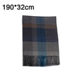 thumbnail image 2 of Bufanda de tela escocesa con sensación de cachemira clásica de lujo para hombre MFZFUKR CPB-YY1019-2, 2 of 5