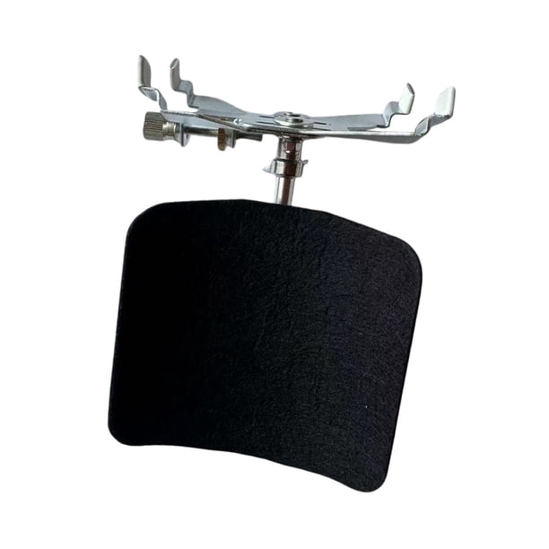Soporte de guitarra ajustable de metal plegable, soporte de madera para bajo y guitarra. Soporte de descanso negro