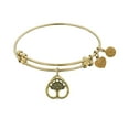 thumbnail image 5 of Angelica White Rhodium Over Brass Tree of Life Bangle Charm Bracelet Adjust, 5 of 5
