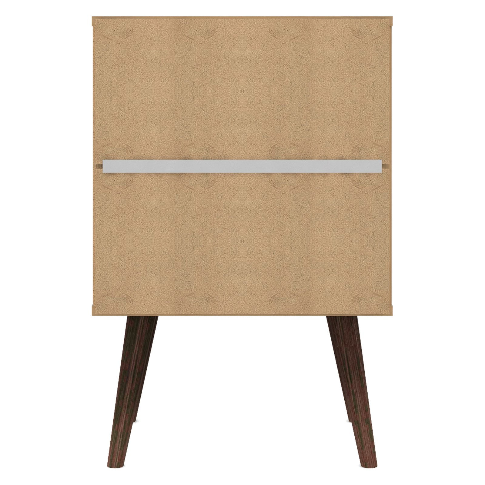 Manhattan Comfort Liberty Mid Century Modern Nightstand 1 0 With Manhattan Comfort Liberty Mid Century Modern Nightstand 1 0 With Cubby E And Drawer In White Rustic Brown Solid Wood Legs