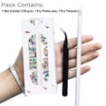 thumbnail image 5 of Iridescent Crystal Ab Color Flatback Nail Stones, 120 pcs Glittering Glass Rhinestones For Diy Nail Art, 5 of 5