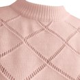 thumbnail image 4 of Youmylove Women Knit Long Sleeves Crop Sweater Loose Knitted Pullover Winter Sweater Tops Simple Clothes, 4 of 8