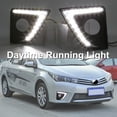 thumbnail image 4 of 1 Pair For Toyota Corolla 2014 2015 DRL LED Daytime Running Lights Fog Lamp Turn Signal, 4 of 15