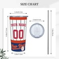 thumbnail image 4 of New York Custom Tumbler 20 oz for Women Men gift, Custom Name and Number Tumbler, with Lid and Straw Stainless Steel Tumbler Double Walled, 4 of 6