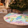 thumbnail image 5 of Haiem Cute Unicorn Pattern Christmas Tree Skirt Merry Christmas Party Christmas Tree Decoration,New Year Decorations-30", 5 of 6