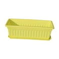 thumbnail image 3 of Maceta de flores con orificio de drenaje y bandeja de ventana de balcón de ventana Amarillo, 3 of 8