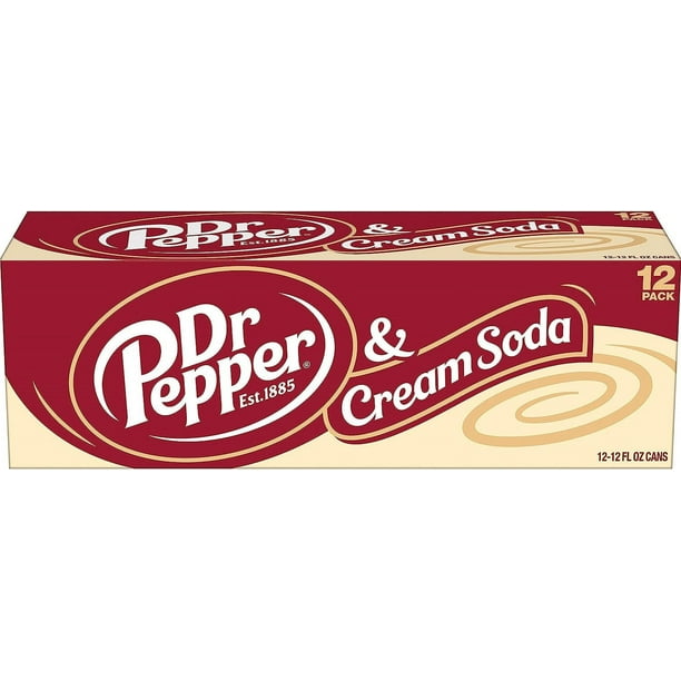 Dr. Pepper & Cream Soda x 12 Estuche Walmart en línea