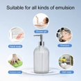 thumbnail image 3 of Bathroom Soap Dispenser Set, RABBITXOCO 2 Pack 18oz/500ml Dish Soap Dispenser for Kitchen Sink Liquid Hand Sanitizer Soap Dispenser Set Jar Lotion Clear Glass Soap Dispenser with Pump Silicone Funnel, 3 of 9