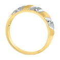 thumbnail image 2 of Dimaya Fine Jewelry 14K Two-Tone Gold Cubic Zirconia 7-mm Men's Wedding Band, 2 of 4