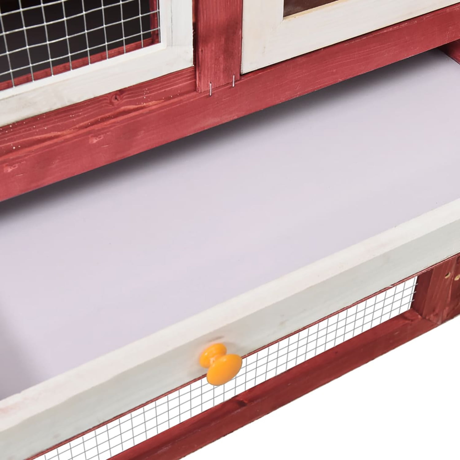Pefilos 55" Wooden Chicken Coop for Indoor, Rabbit Hutch for Outdoor, Bunny Cage Hen House with Run, Guinea Pig Hutch Removable Tray, Red Pefilos 55" Wooden Chicken Coop for Indoor, Rabbit Hutch for Outdoor, Bunny Cage Hen House with Run, Guinea Pig Hutch Removable Tray, Red