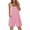 Light Pink, variant on CHUMUD Casual Rompers for Women Summer Sleeveless Adjustable Strap Shorts Jumpsuits Stretchy Romper with Pockets