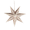 White Red, variant on Gold Paper Star Lanterns, 2pcs Stars Hanging Christmas Paper Lampshade 18" 7 Point Star Hanging Decorations for Christmas New Year Wedding Party Birthday decoration