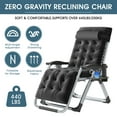 thumbnail image 6 of ABORON Zero Gravity Chair,Adjustable Lawn Recliner,Folding Reclining Patio Lounger Chair with Removable Cushion, Headrest & Cup Holder, 6 of 8