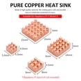 thumbnail image 2 of Disipador de calor de aleación de aluminio con disipador de calor de cobre puro de 4 piezas para el kit de Bboard modelo Raspberry Pi 4 kenally EL3478-00B, 2 of 2
