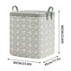 thumbnail image 3 of Bolsa de Almacenamiento de Colchas de Gran Capacidad, Bolsa de Embalaje para Mudanzas Domésticas, Bolsa de Colchas para Ropa de Dormitorio de Estudiantes, Caja de Almacenamiento de Equipaje, 3 of 5