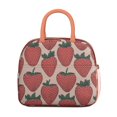 thumbnail image 2 of Obrewu Strawberry Plants Fruit Lunch Bag for Adult, Insulated, Leakproof, Oxford Cloth, 2 of 7