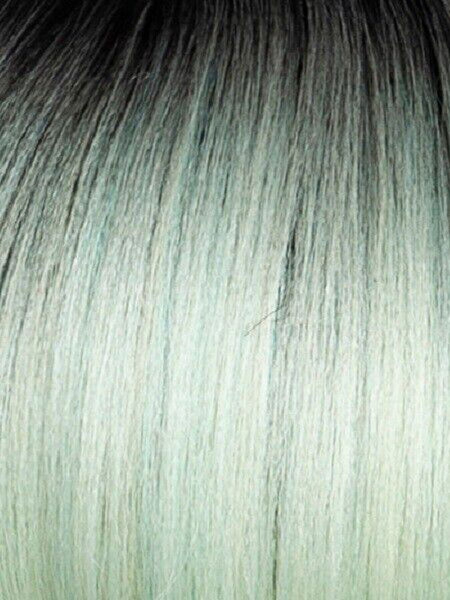 Mane Concept Brown Sugar Human Hair Blend HD Lace Front Wig - BSHC232 ORLENA (SR1B/MINTGREEN)