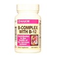 thumbnail image 2 of MAJOR B-COMPLEX B-12 TABS  CALCIUM PANTOTHENATE-N/A Maroon 100 TABLETS UPC 309044181608, 2 of 2