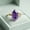 Rose Plated, variant on 3CT Dutch Marquise Amethyst Solitaire Ring, 925 Sterling Silver Yellow Gold Plated Ring, Proposal Ring, February Birthstone Ring, Handmade Jewelry, Gift For Her