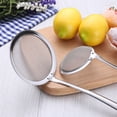 thumbnail image 6 of Tssuoun Stainless Steel Wire Fine Mesh Oil Strainer Flour Colander Sieve Sifter silver M, 6 of 8