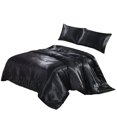 thumbnail image 3 of Yuarrent Funda de edredón Dido, funda de edredón de seda Artificial, funda de almohada para dormir con cremallera, juego de cama Juegos de cama negro k Yuarrent HA003632-03, 3 of 6