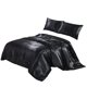 thumbnail image 3 of Yuarrent Funda de edredón Dido, funda de edredón de seda Artificial, funda de almohada para dormir con cremallera, juego de cama Juegos de cama negro k Yuarrent HA003632-03, 3 of 6