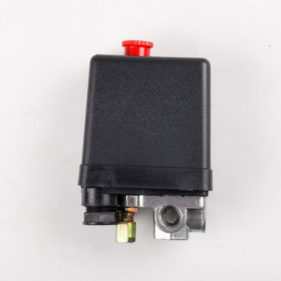 ibasenice Vertical Air Compressor Pressure Controller Switch with 4 Port for Pump Replacement