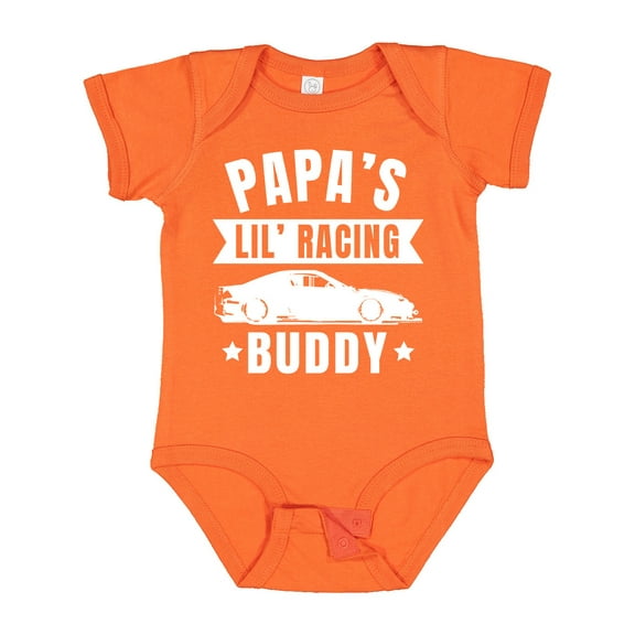 Inktastic Papas Lil Racing Buddy Boys or Girls Baby Bodysuit