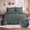 Dark Grey, variant on Aisbo Queen Comforter Set Seersucker 7 Pieces, All Season Luxury Bed in a Bag for Bedroom, Bedding Set with Comforters, Sheets, Pillowcases & Shams, Black