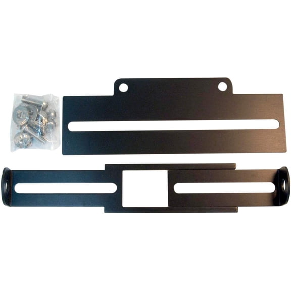 Emgo Universal License Plate Bracket Black 86-42654