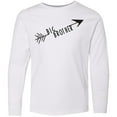 thumbnail image 3 of Inktastic Big Brother Arrow Long Sleeve Youth T-Shirt, 3 of 5