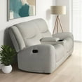 thumbnail image 6 of Gira Manual Recliner Loveseat with Center Console, 79 Inch, Wood, Beige, 6 of 6