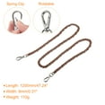 thumbnail image 2 of Uxcell Purse Chain Strap, 47" Purse Strap Shoulder Bag Replacement Strap(Dark Brown/Silver), 2 of 6