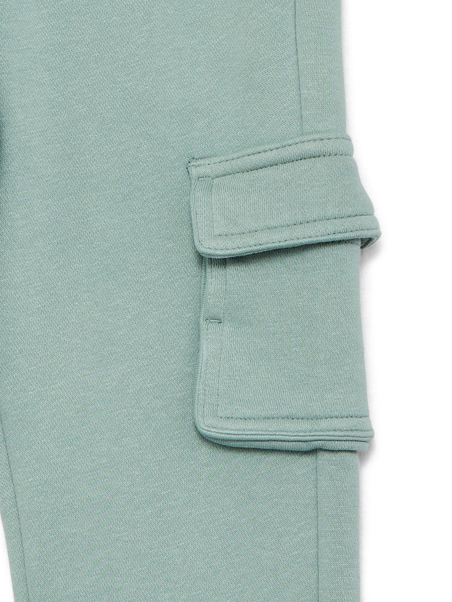 Wonder Nation Boys Garment Dyed Fleece Cargo Pants, Sizes 4-18 & Husky