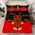 thumbnail image 2 of Castle Fairy Teens Black Girl Full Size Sheets,Romantic Fashion Bed Sheets, 2 of 7